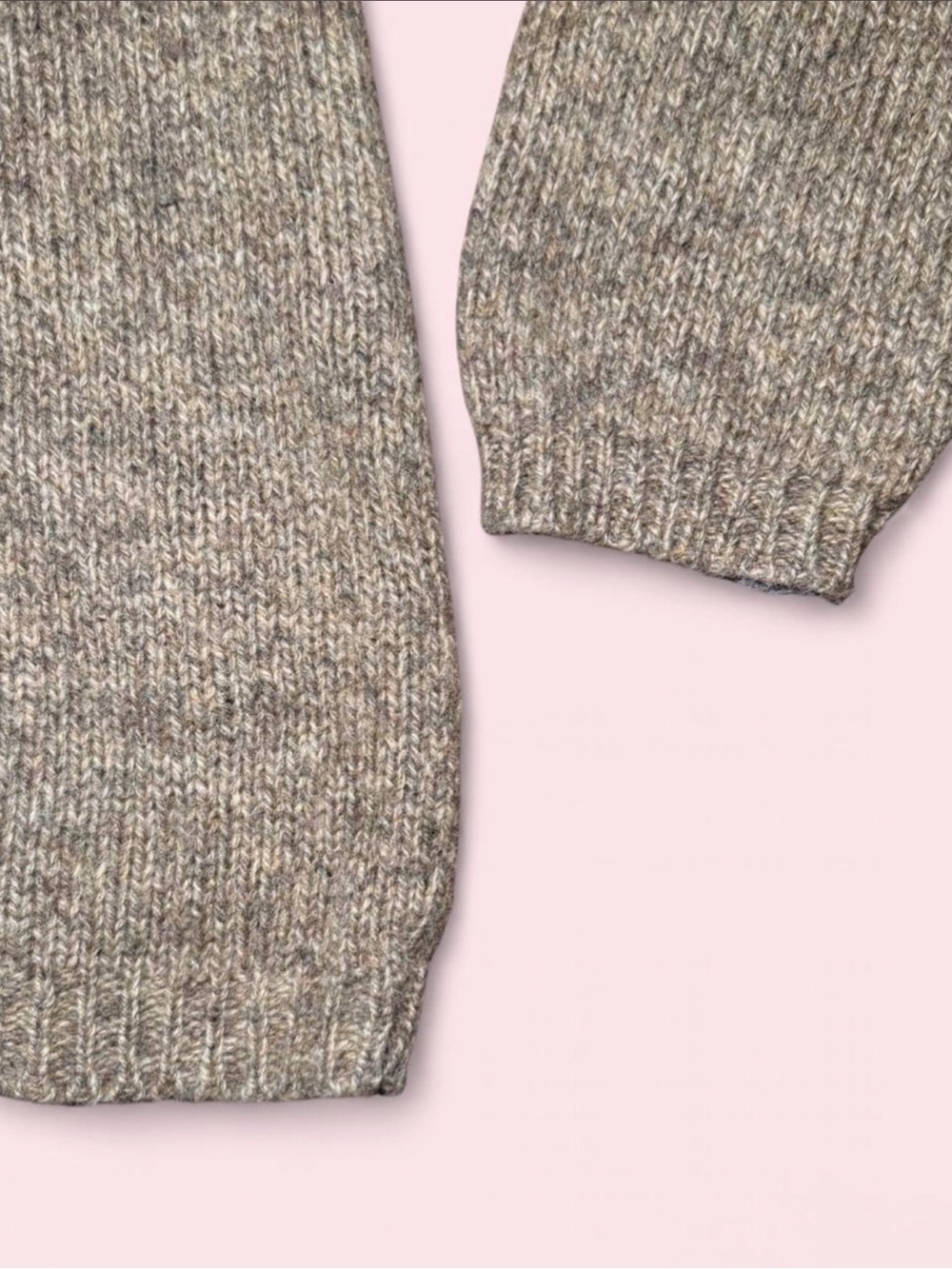 American Eagle XL Wool Blend V Neck Sweater Brown Limited Edition Mens - Picture 3 of 7
